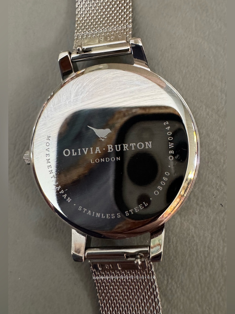 Olivia Burton Stainless Steel Mesh Watch & Rose Gold Bracelet Set - Picture 7 of 8